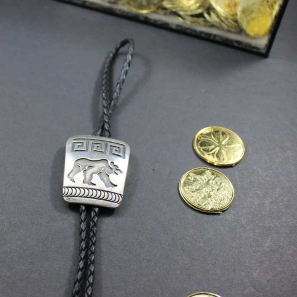 Unsigned Walking Bear Bolo Southwestern - Picture 4 of 6